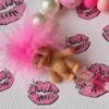 Pink Troll beaded bracelet