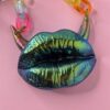 Metallic Lips pendant