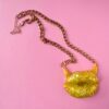 Glitter Devil Lips Pendant