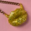Yellow lips pendant