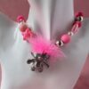 Pink Troll Necklace