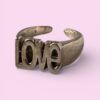 Brass Love Ring