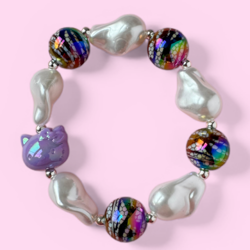 Purple Hello Kitty Bracelet