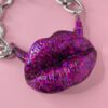 Glitter Lips Pendant