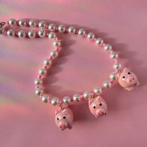 3 Little Pigs Necklace