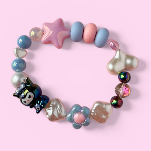 Kuromi Beaded Bracelet