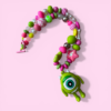 Monster beaded necklace