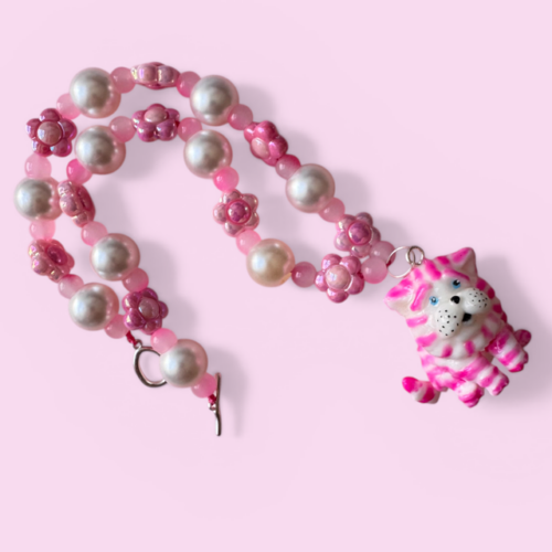 Bagpuss Beaded Necklace