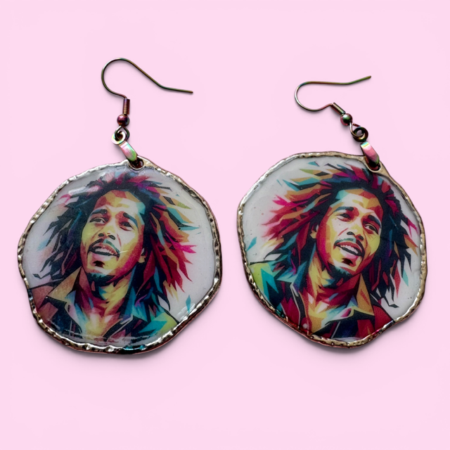 Bob Marley Earrings 1 Bob Marley Earrings